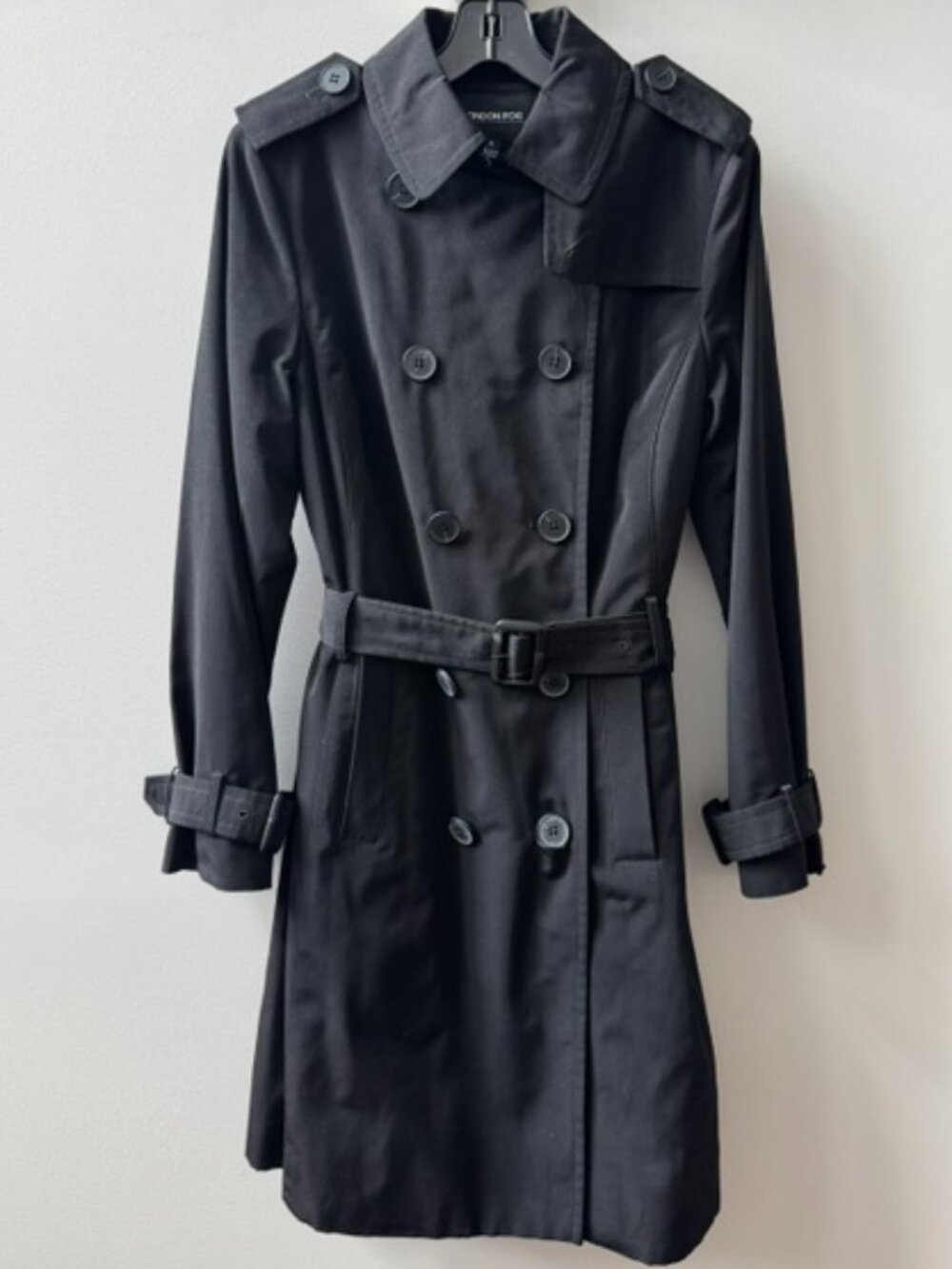 London Fog Women's Belted Double-Breasted Trench Coat Size Small
